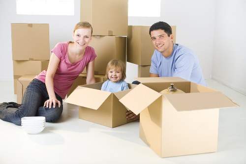 Household storage solutions for Southnorwood homes with neatly packed boxes
