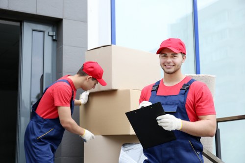 Protective gloves and hi-vis PPE used in storage operations